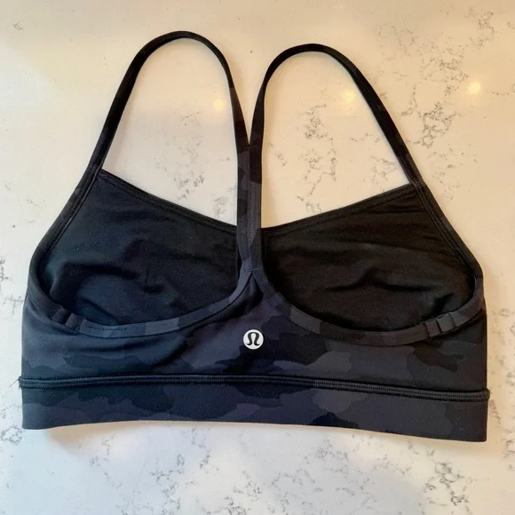 Lululemon flow Y sports bra heritage 365 camo 6 - Picture 2 of 5